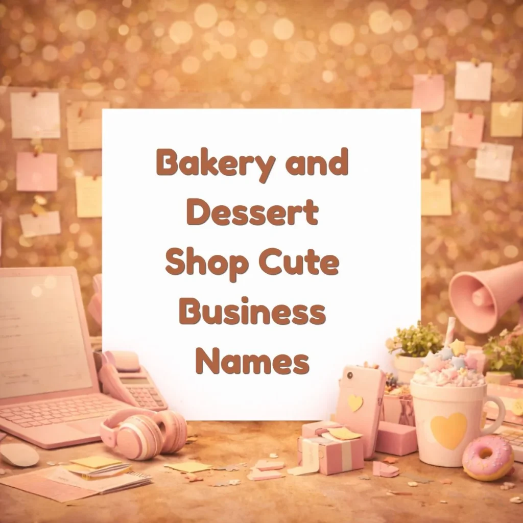 Bakery and Dessert Shop Cute Business Names