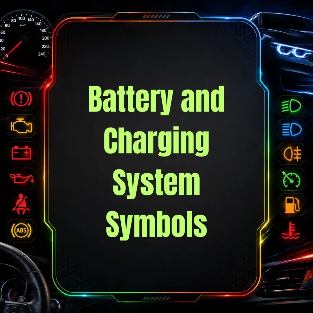 Battery and Charging System Symbols