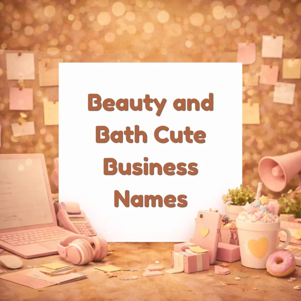 Beauty and Bath Cute Business Names
