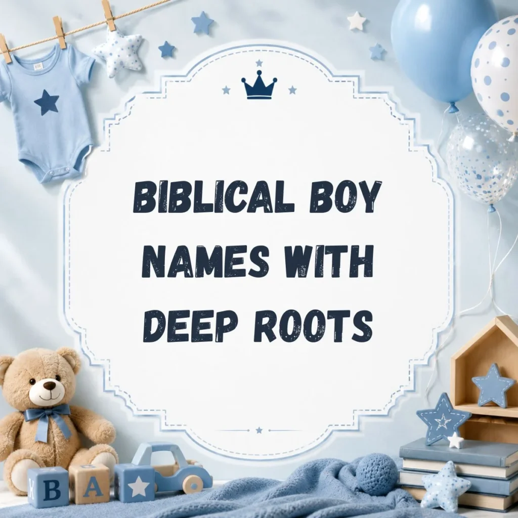 Biblical Boy Names with Deep Roots