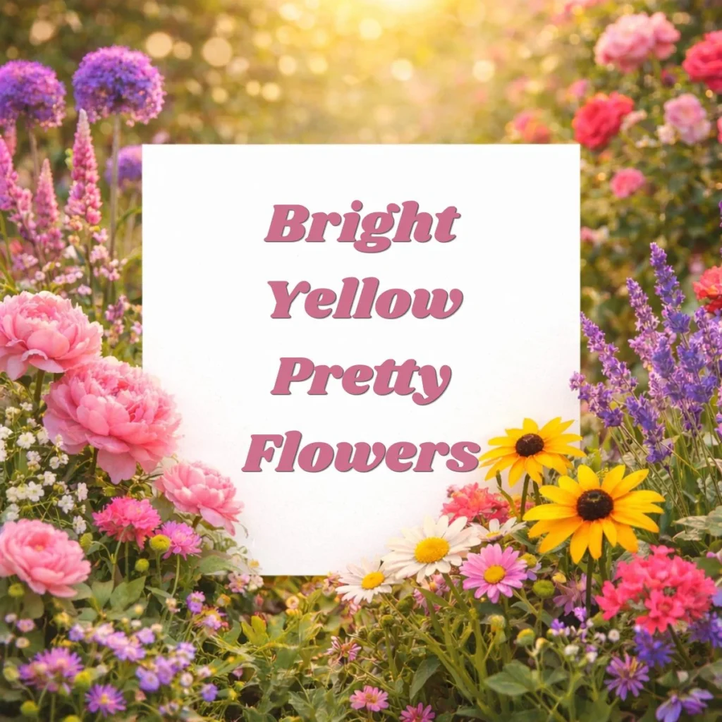Bright Yellow Pretty Flowers