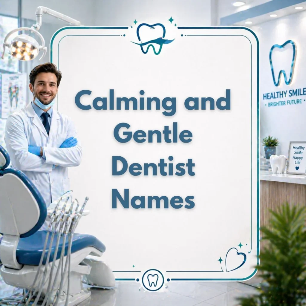 Calming and Gentle Dentist Names