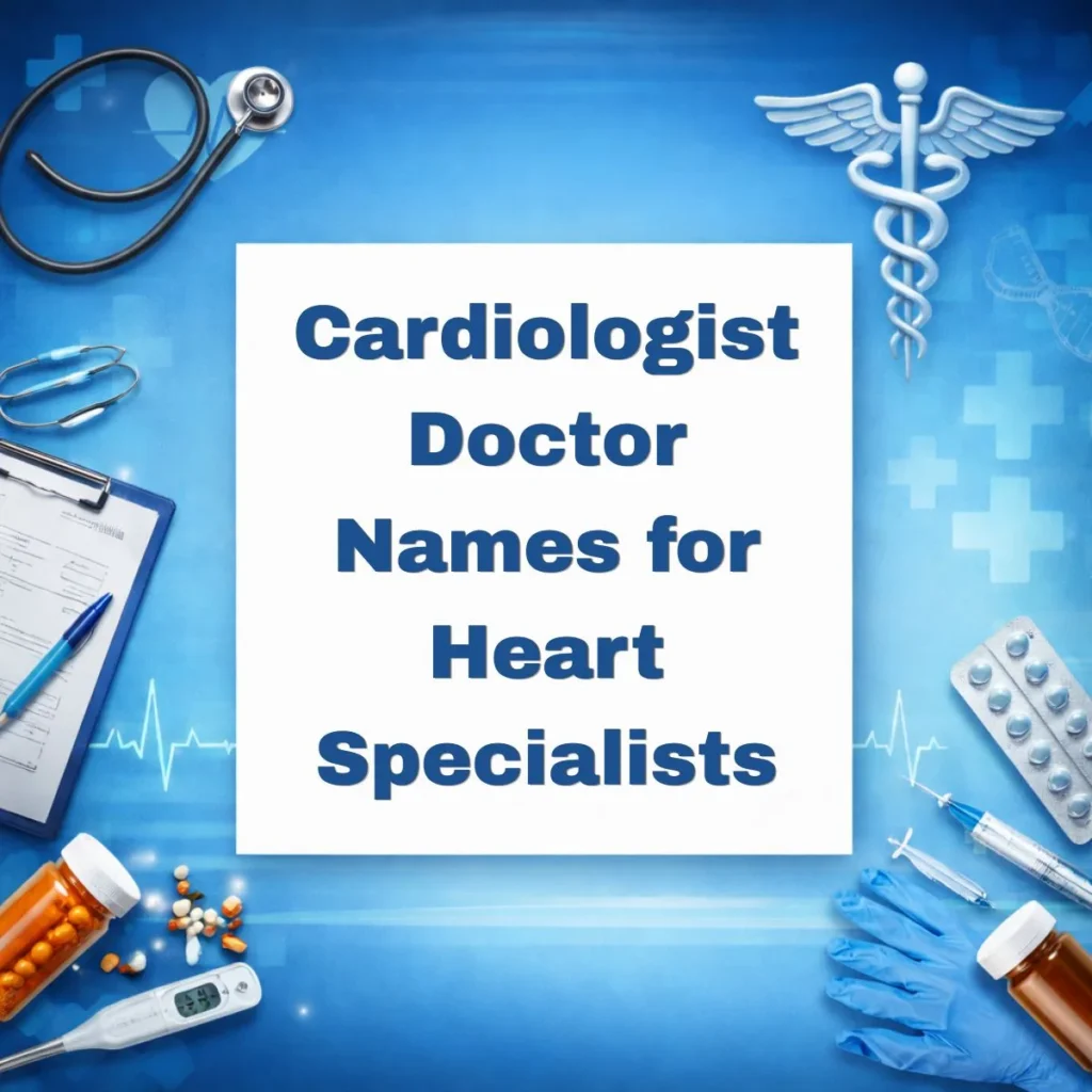 Cardiologist Doctor Names for Heart Specialists