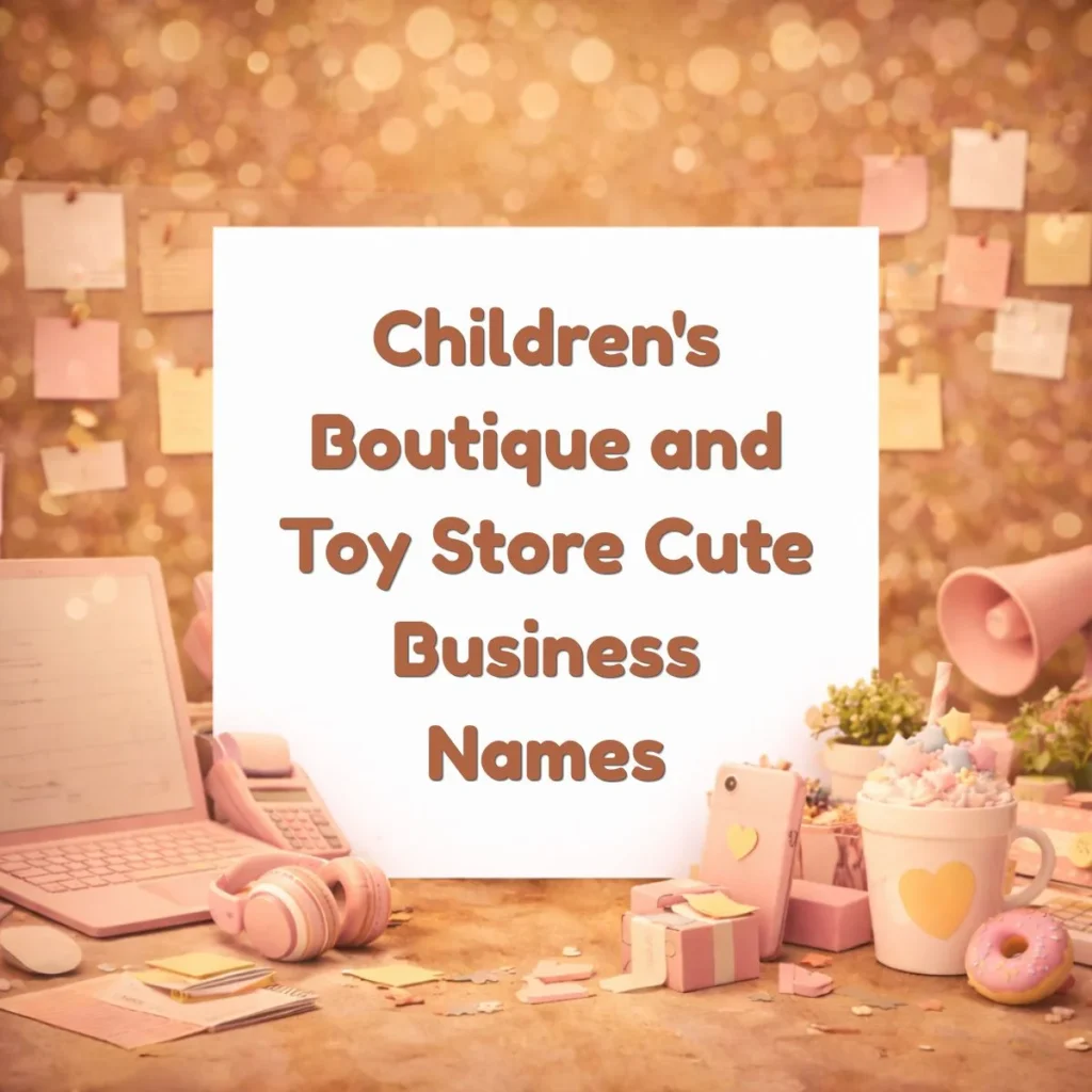 Children's Boutique and Toy Store Cute Business Names