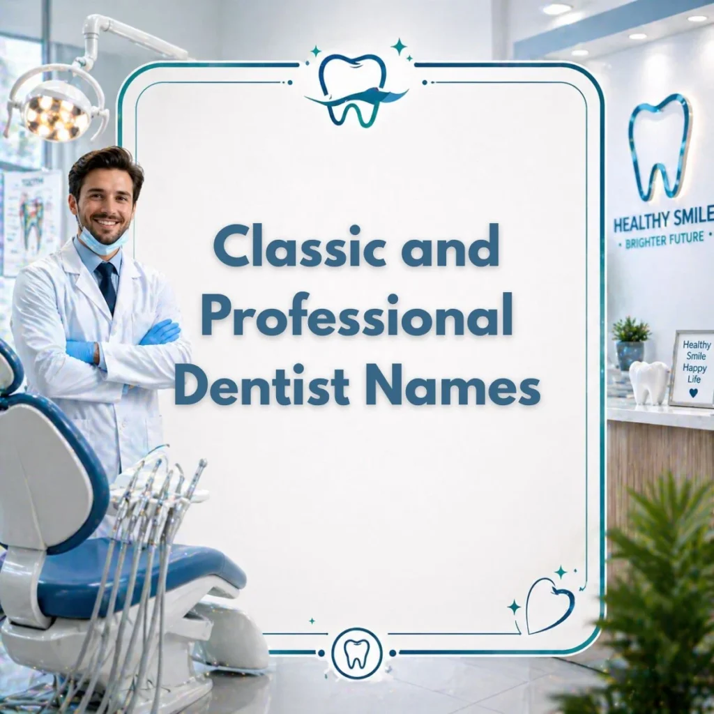 Classic and Professional Dentist Names