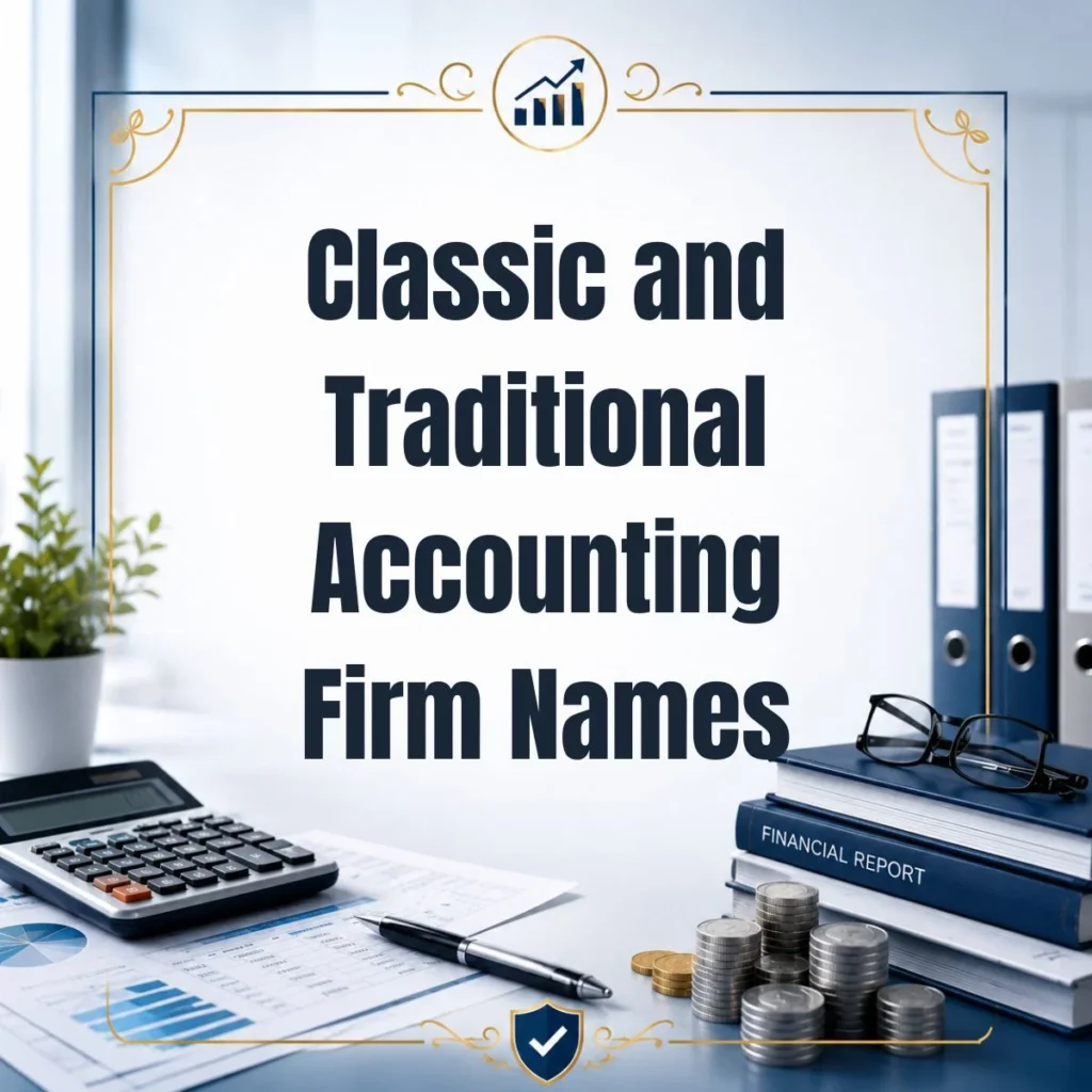 Classic and Traditional Accounting Firm Names