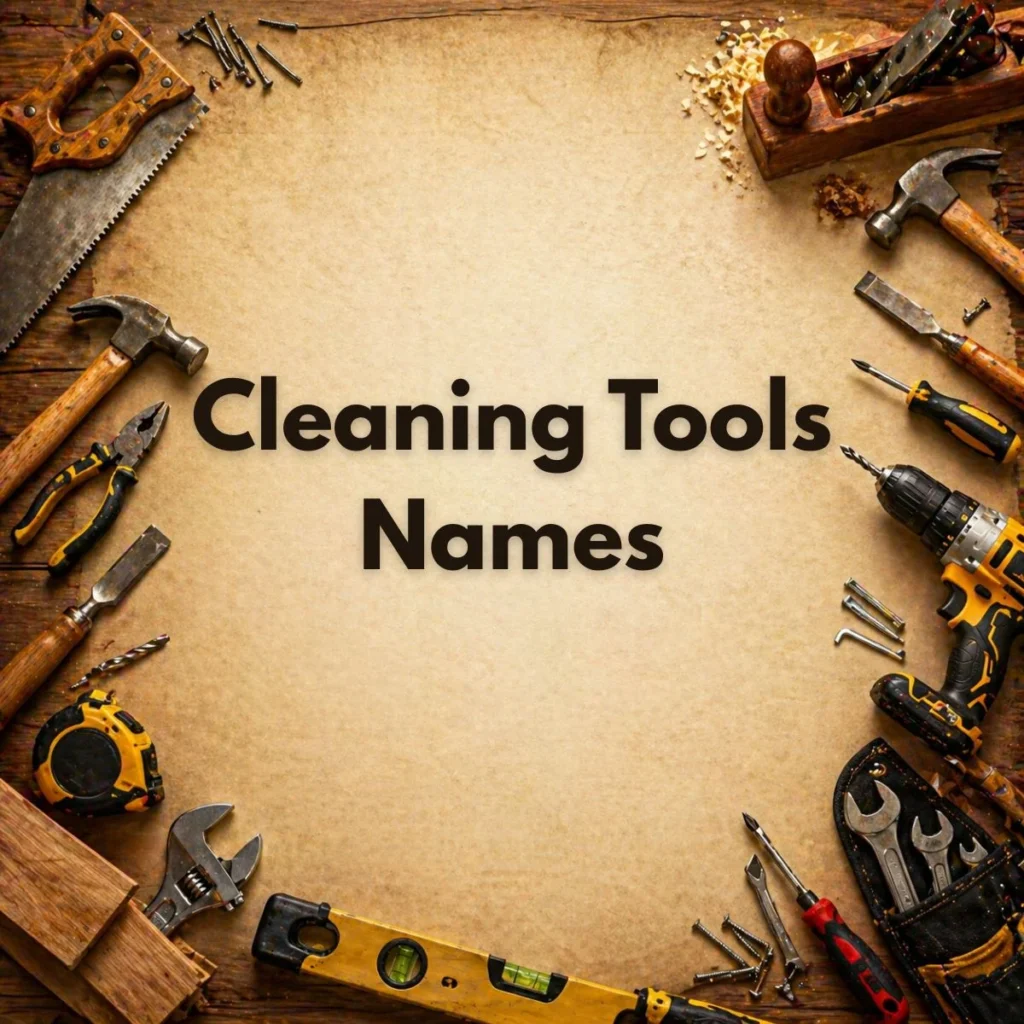 Cleaning Tools Names