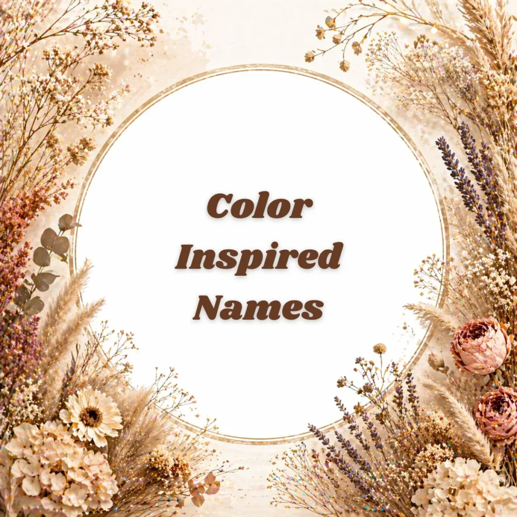 Color Inspired Names