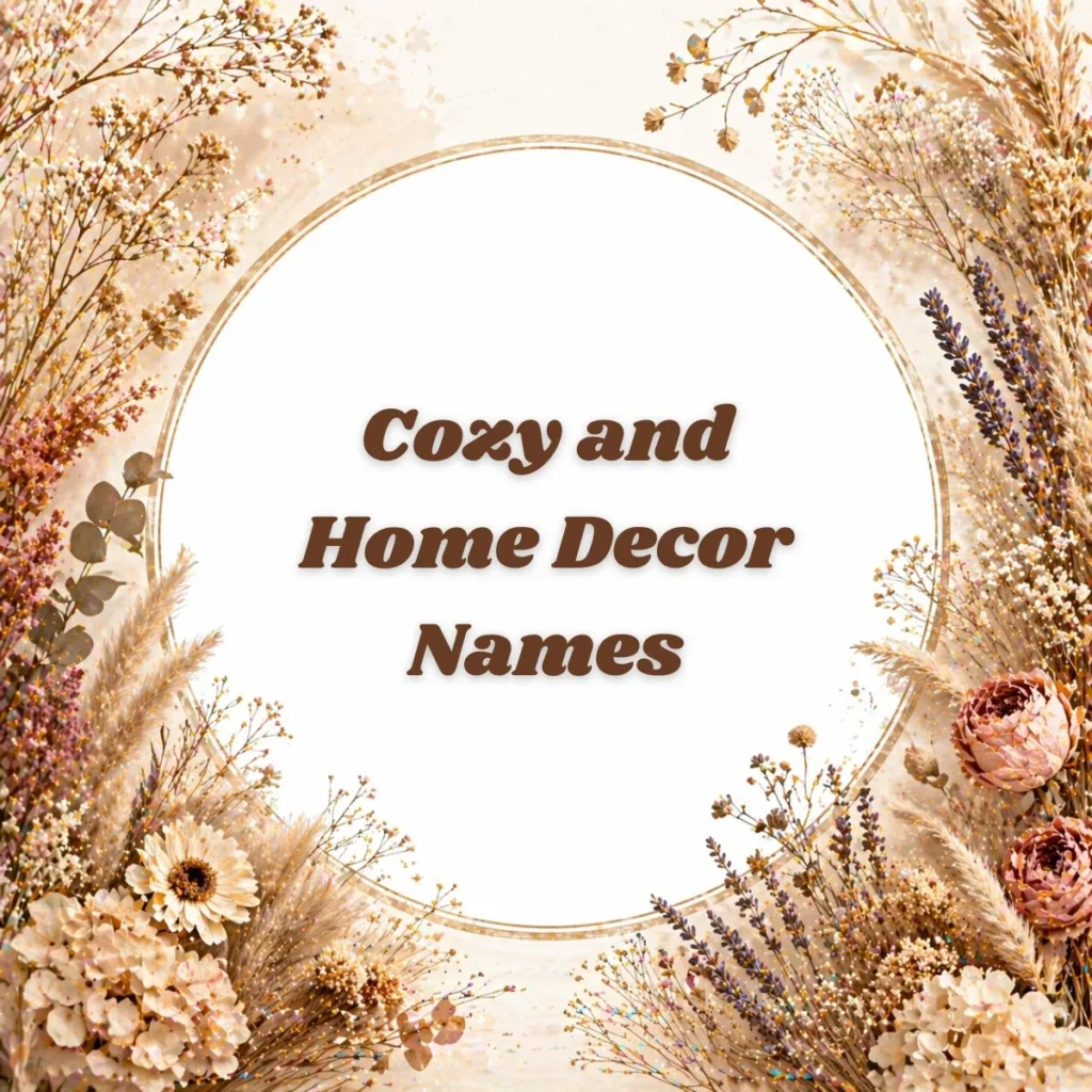 Cozy and Home Decor Names