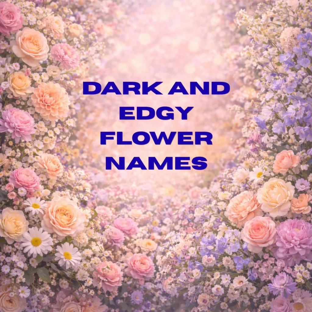 Dark and Edgy Flower Names