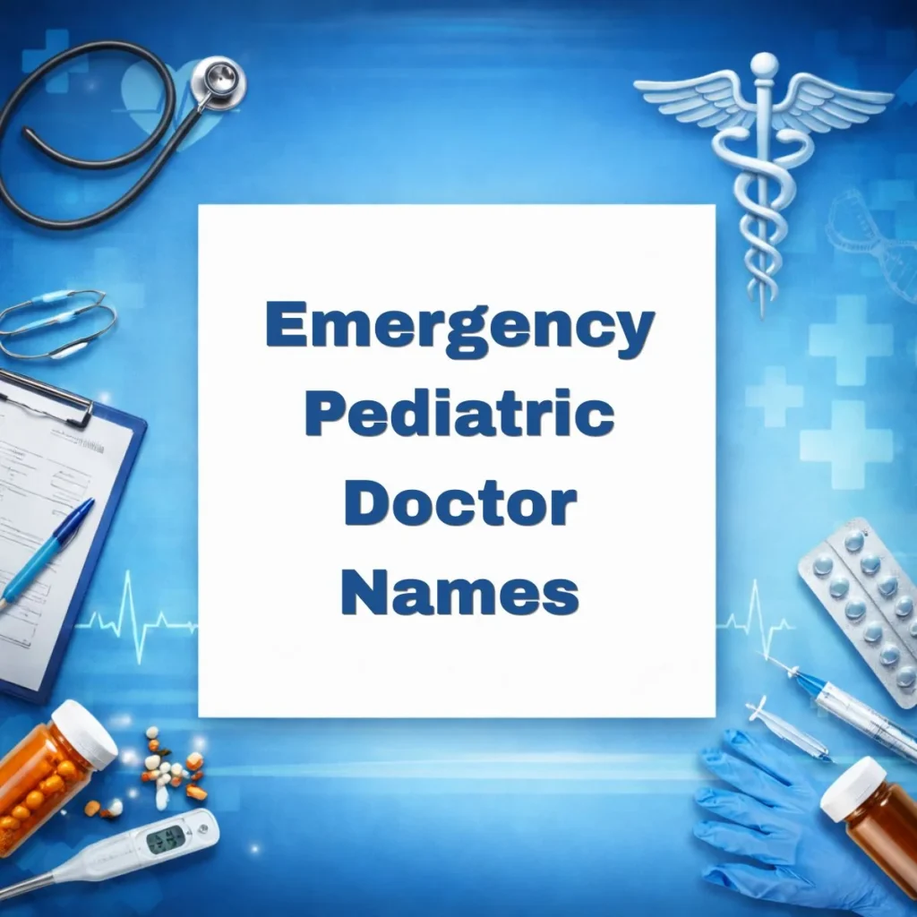 Emergency Pediatric Doctor Names