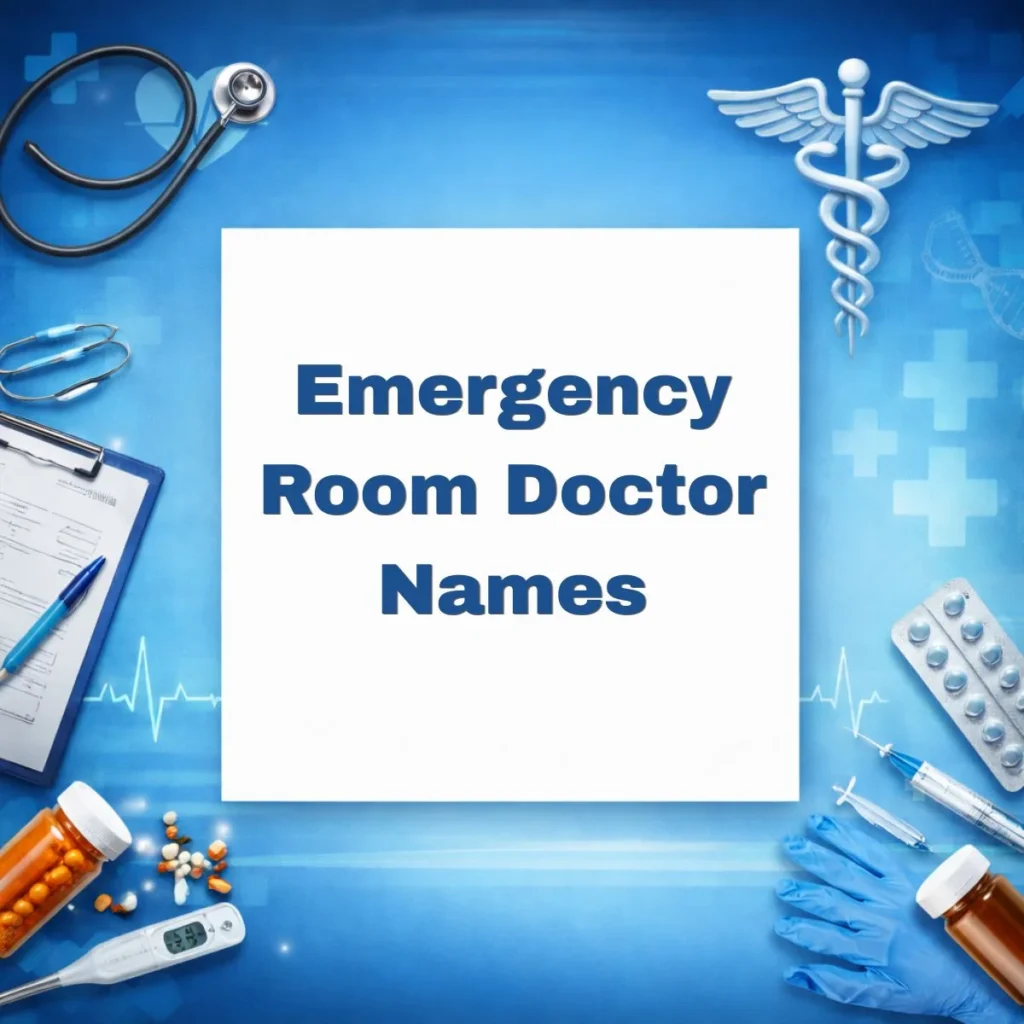Emergency Room Doctor Names
