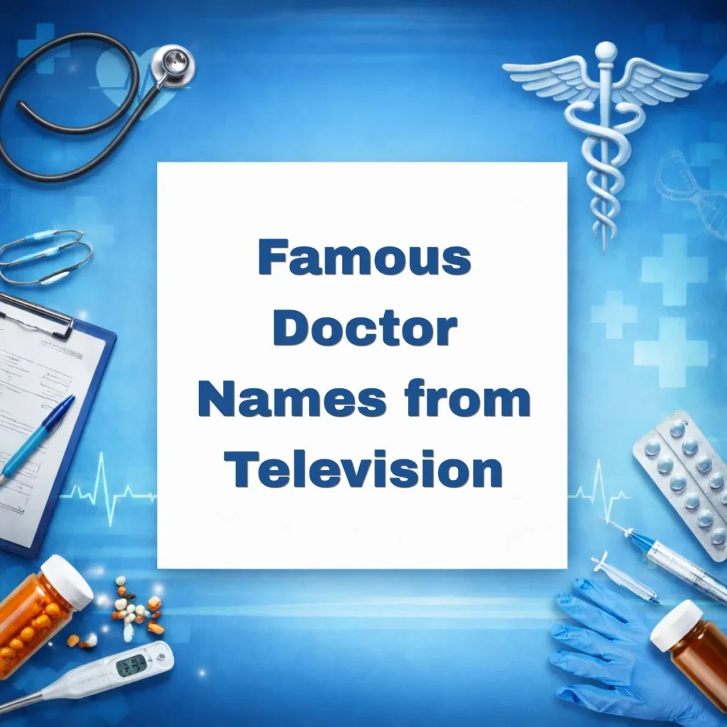 Famous Doctor Names from Television