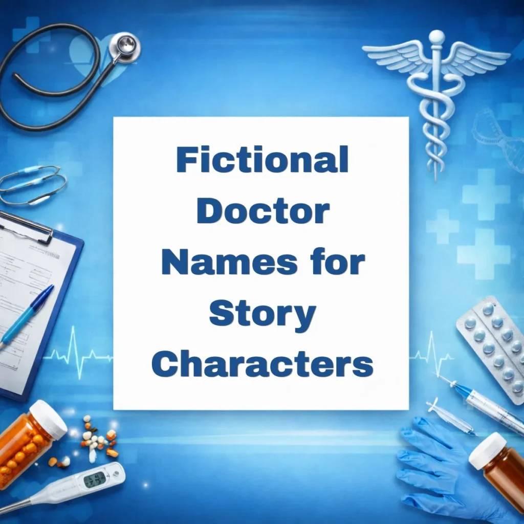 Fictional Doctor Names for Story Characters