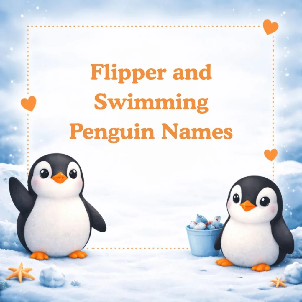 Flipper and Swimming Penguin Names 🏊