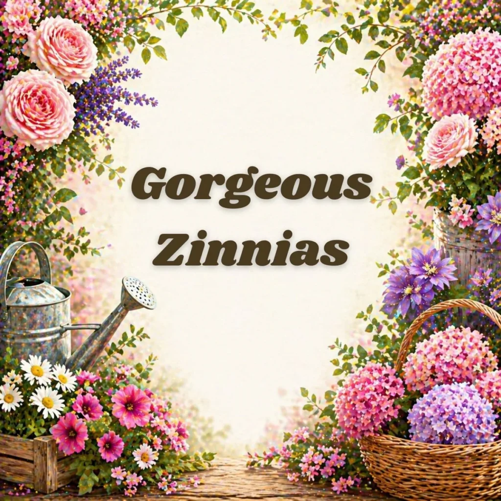 Gorgeous Zinnias