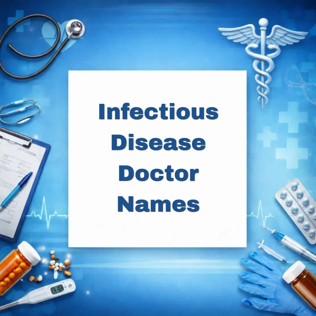 Infectious Disease Doctor Names