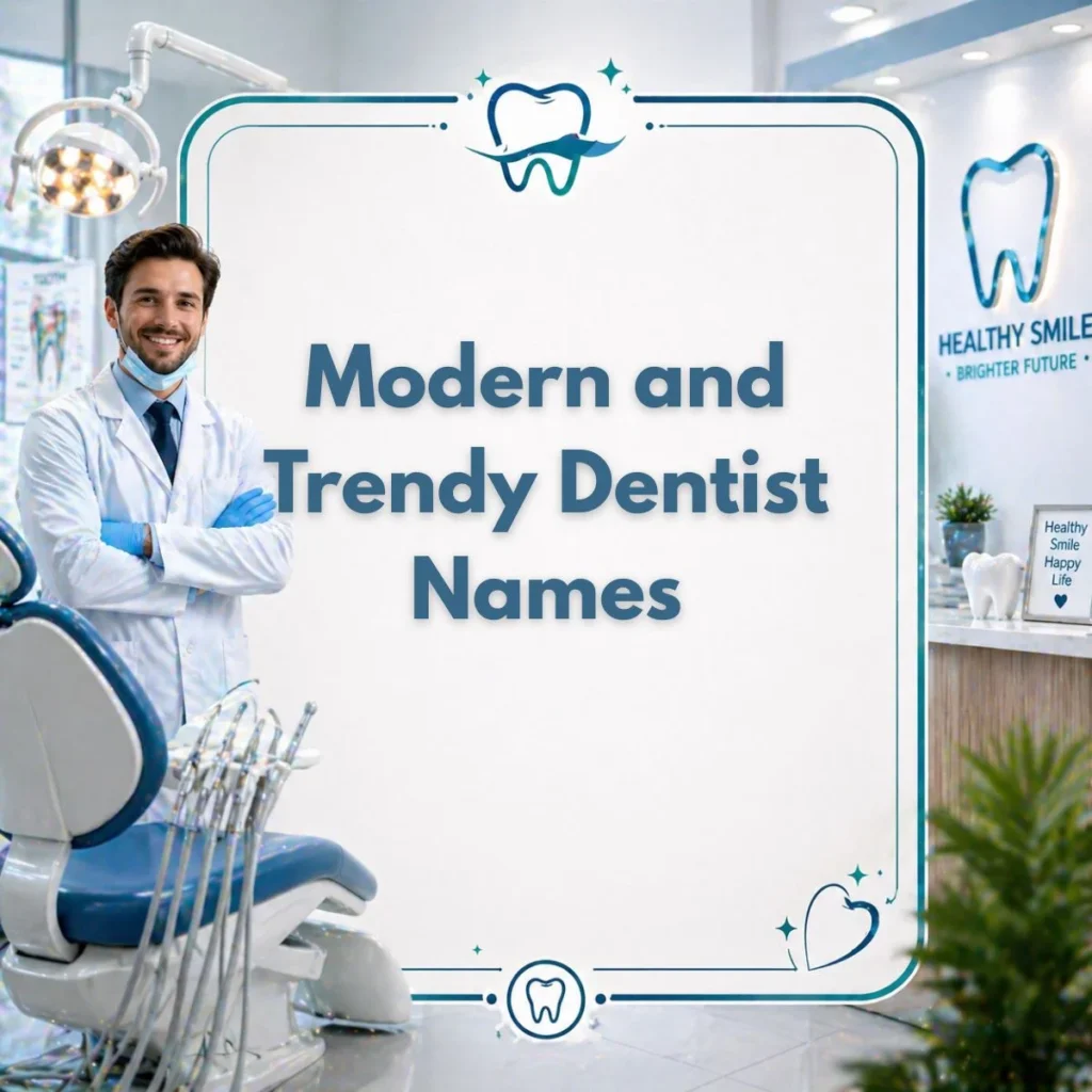 Modern and Trendy Dentist Names
