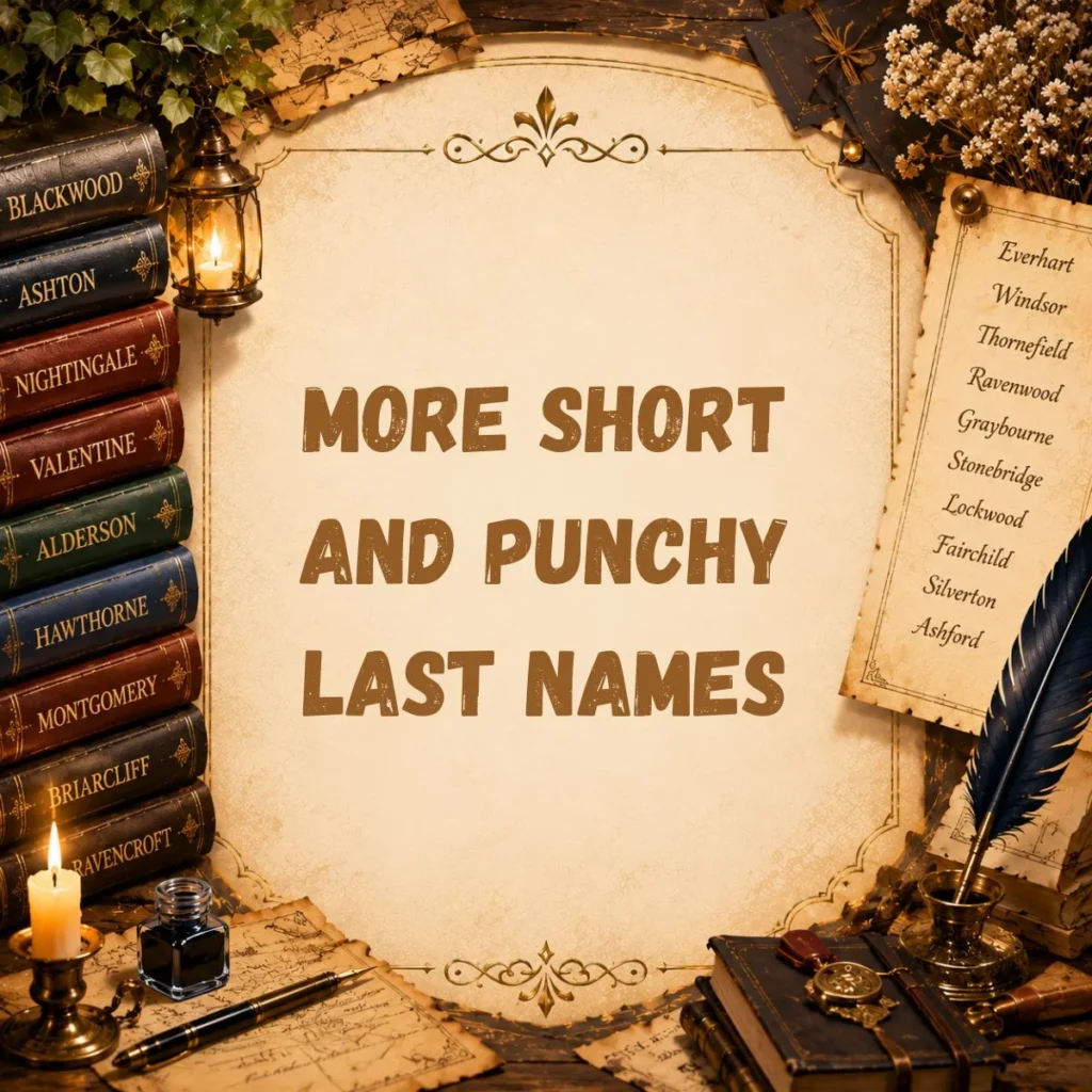 More Short and Punchy Last Names