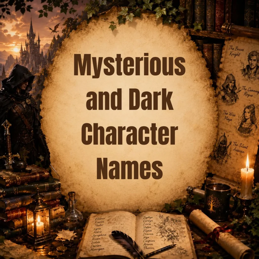Mysterious and Dark Character Names