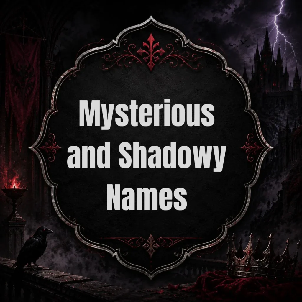 Mysterious and Shadowy Names