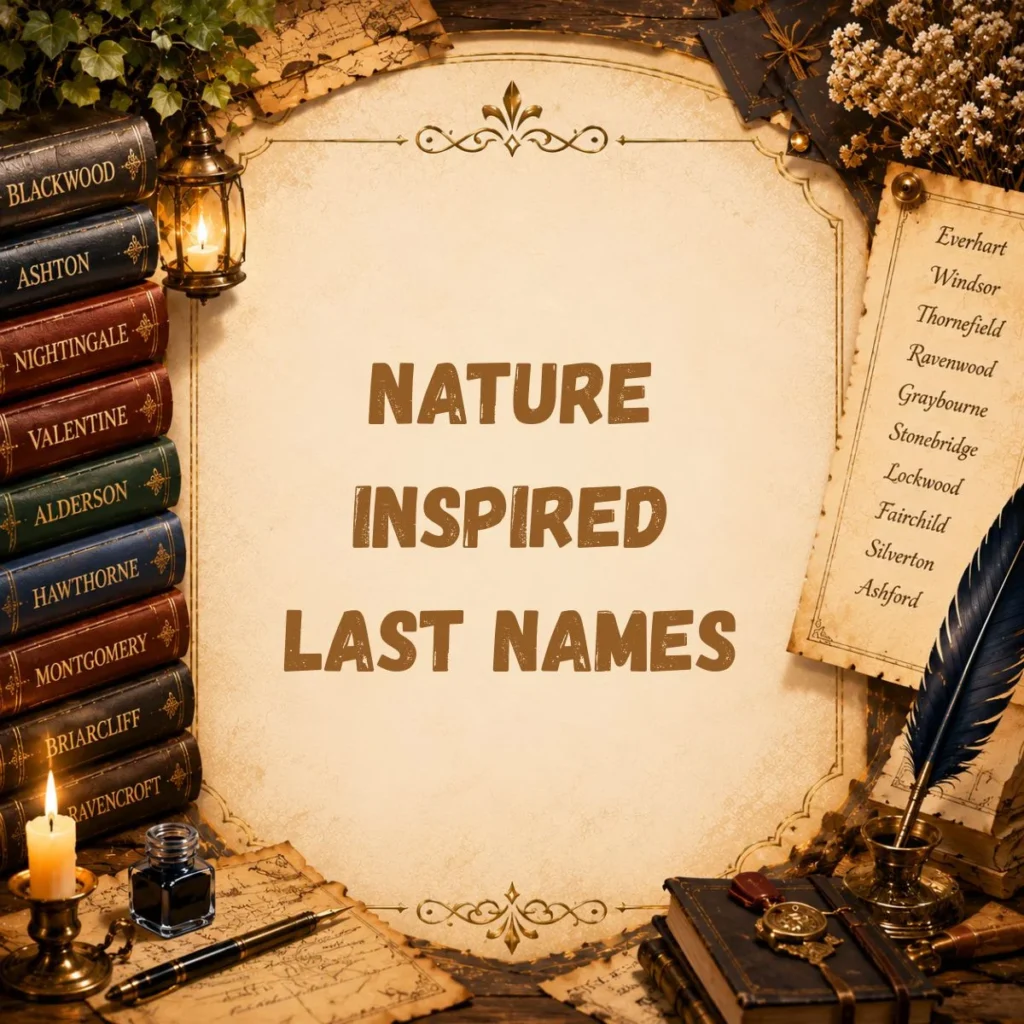 Nature Inspired Last Names