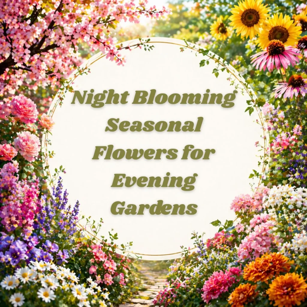 Night Blooming Seasonal Flowers for Evening Gardens