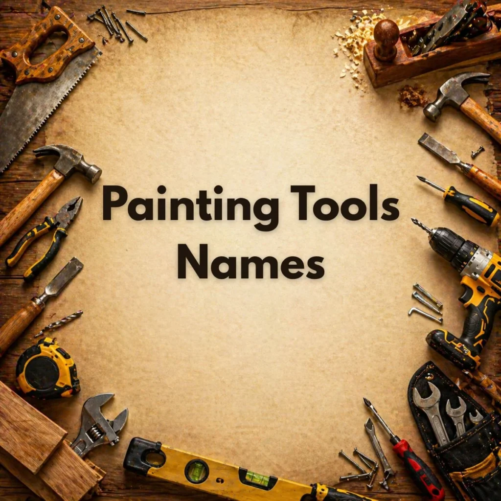 Painting Tools Names