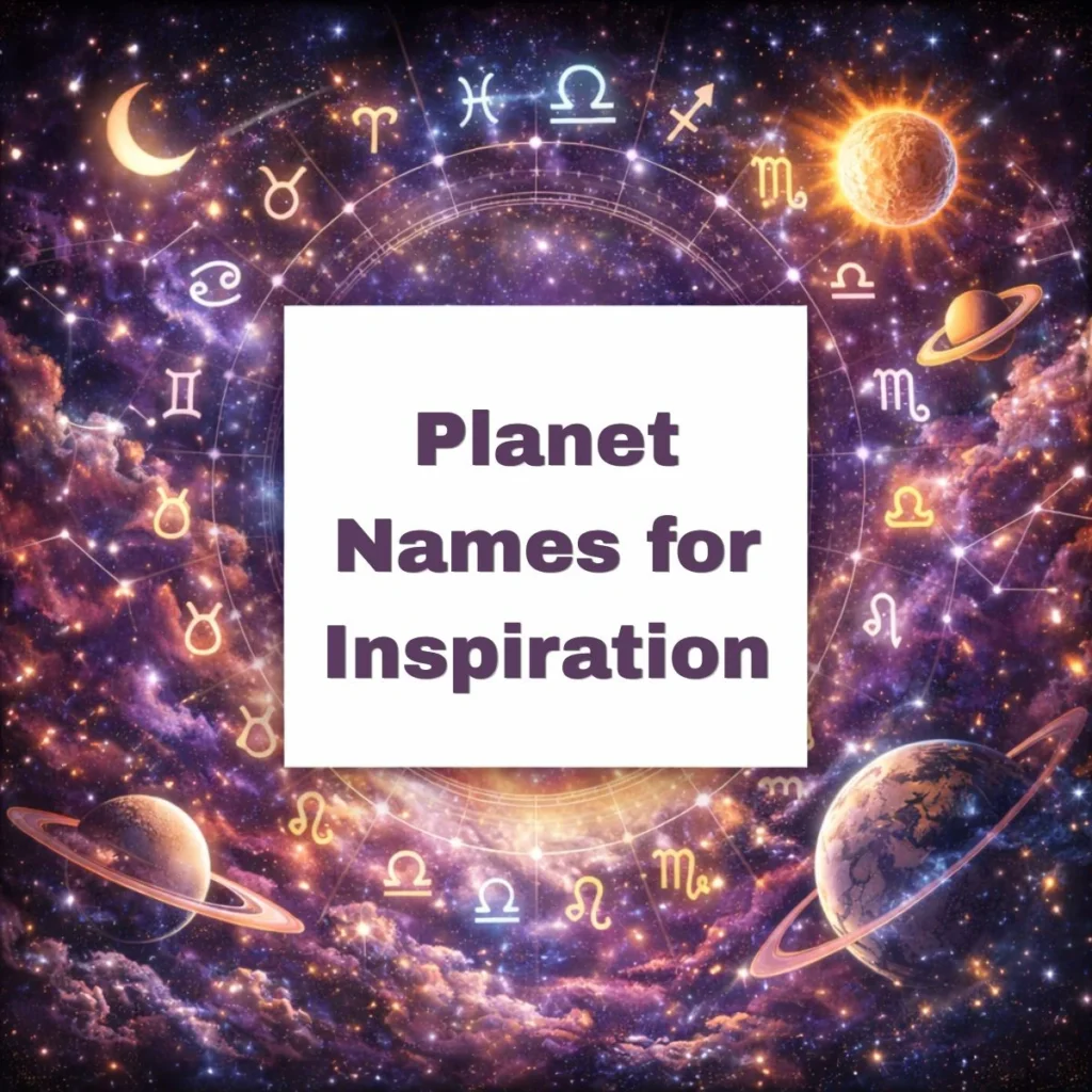 Planet Names for Inspiration