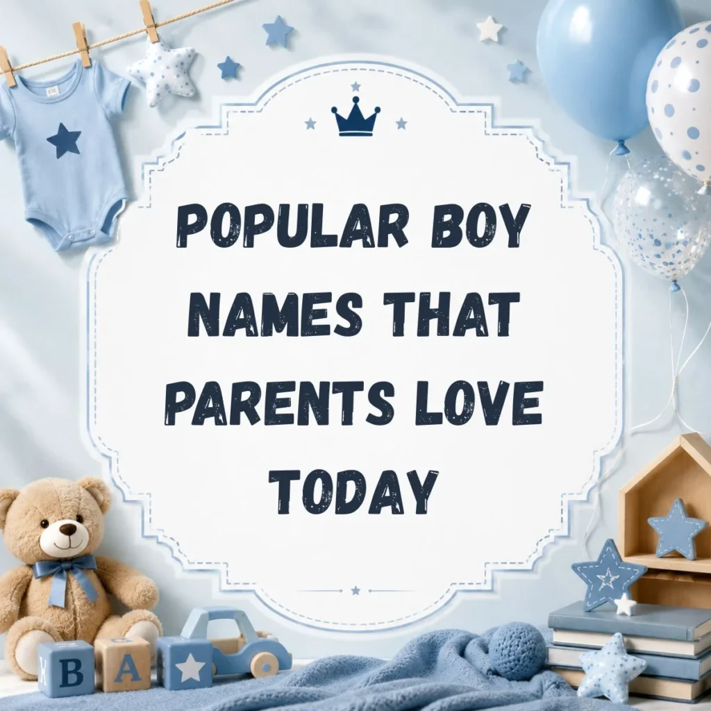 Popular Boy Names That Parents Love Today