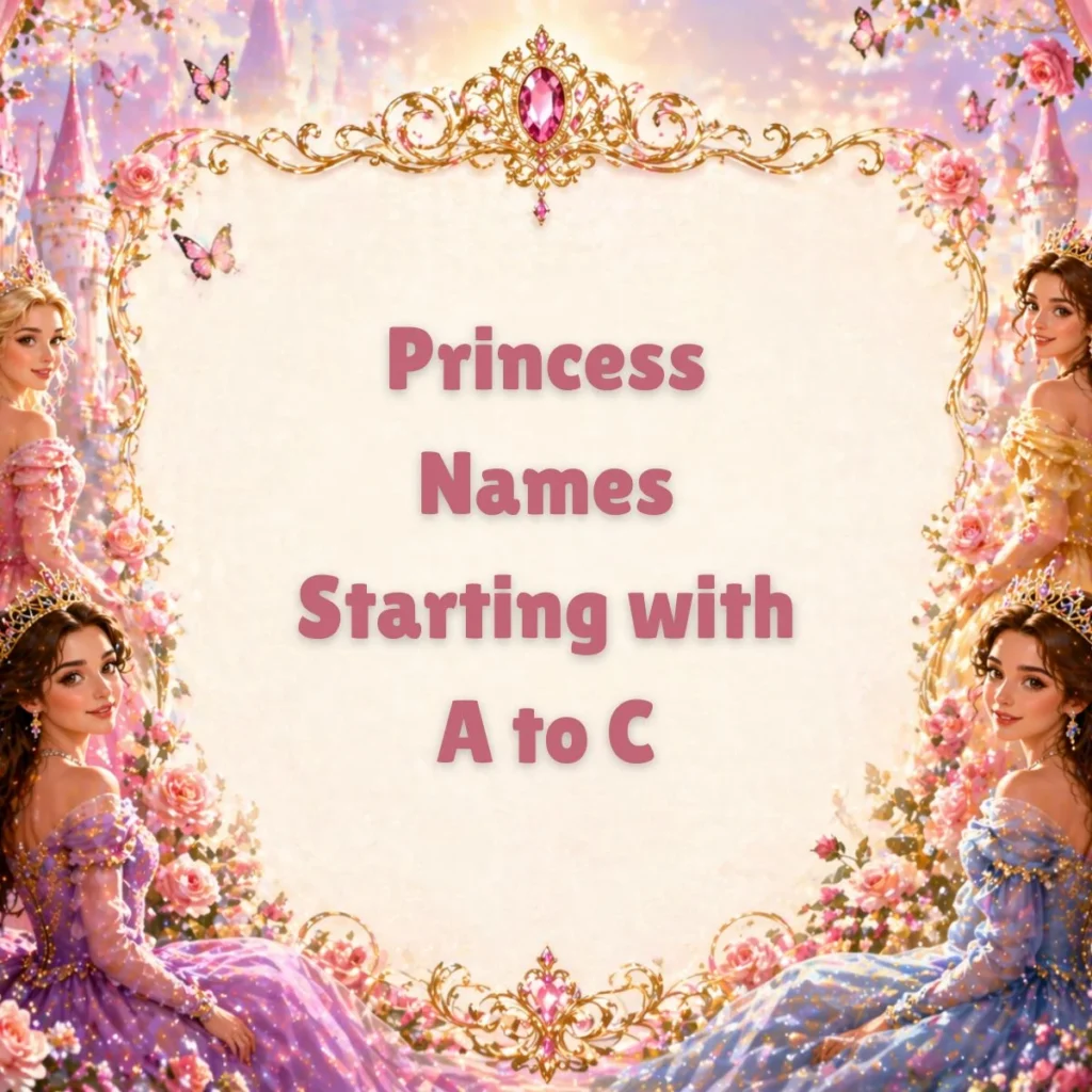 Princess Names Starting with A to C