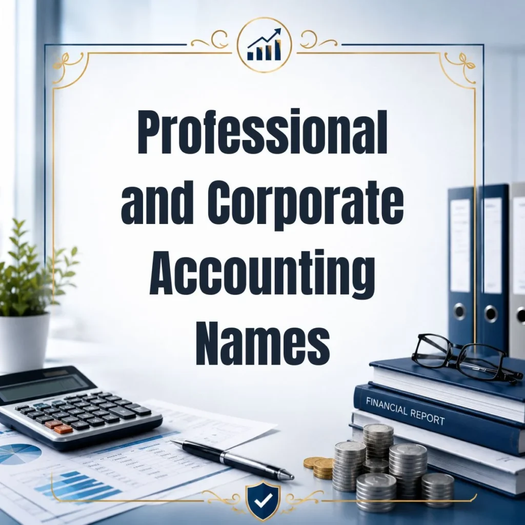 Professional and Corporate Accounting Names