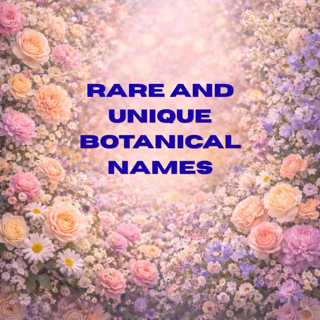 Rare and Unique Botanical Names