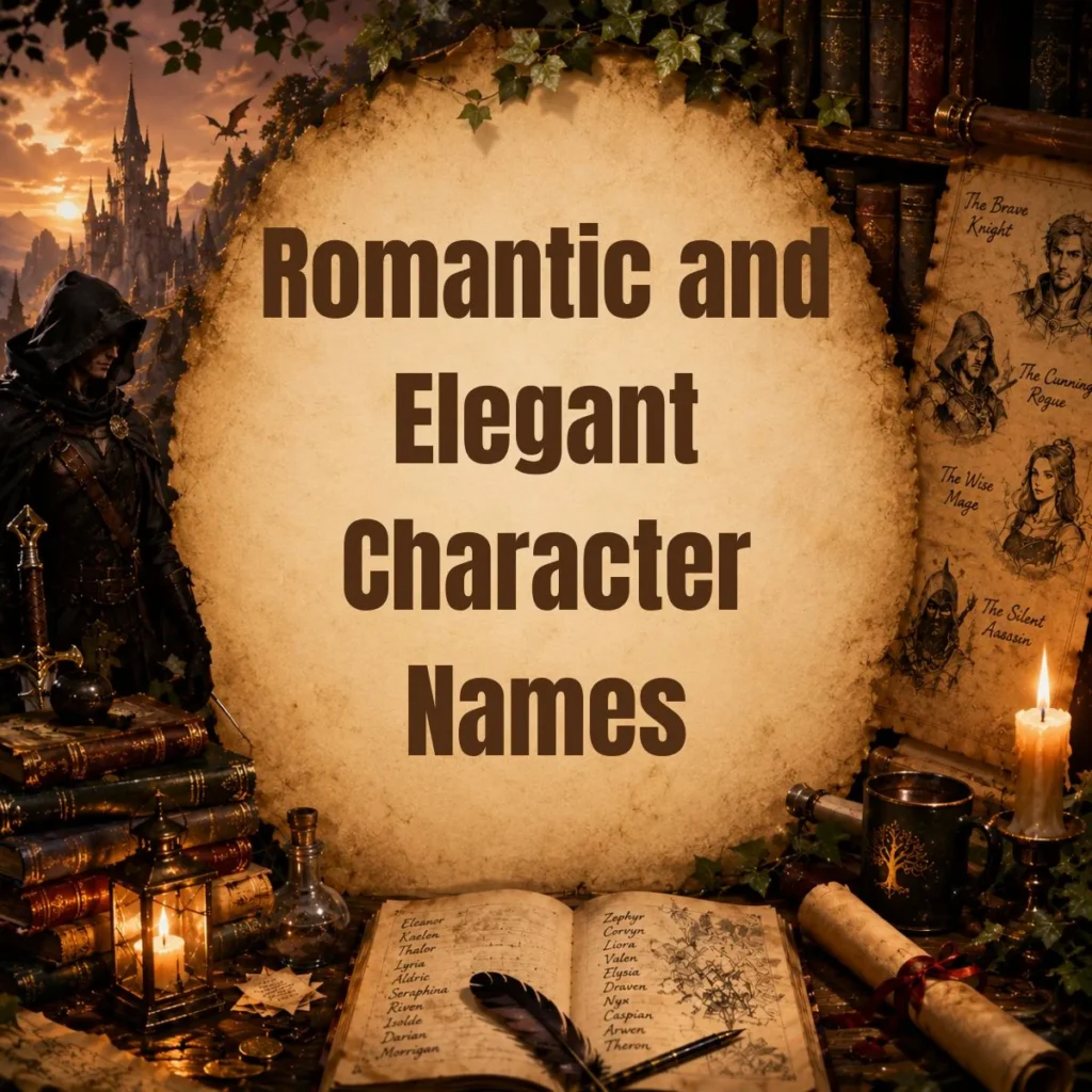 Romantic and Elegant Character Names