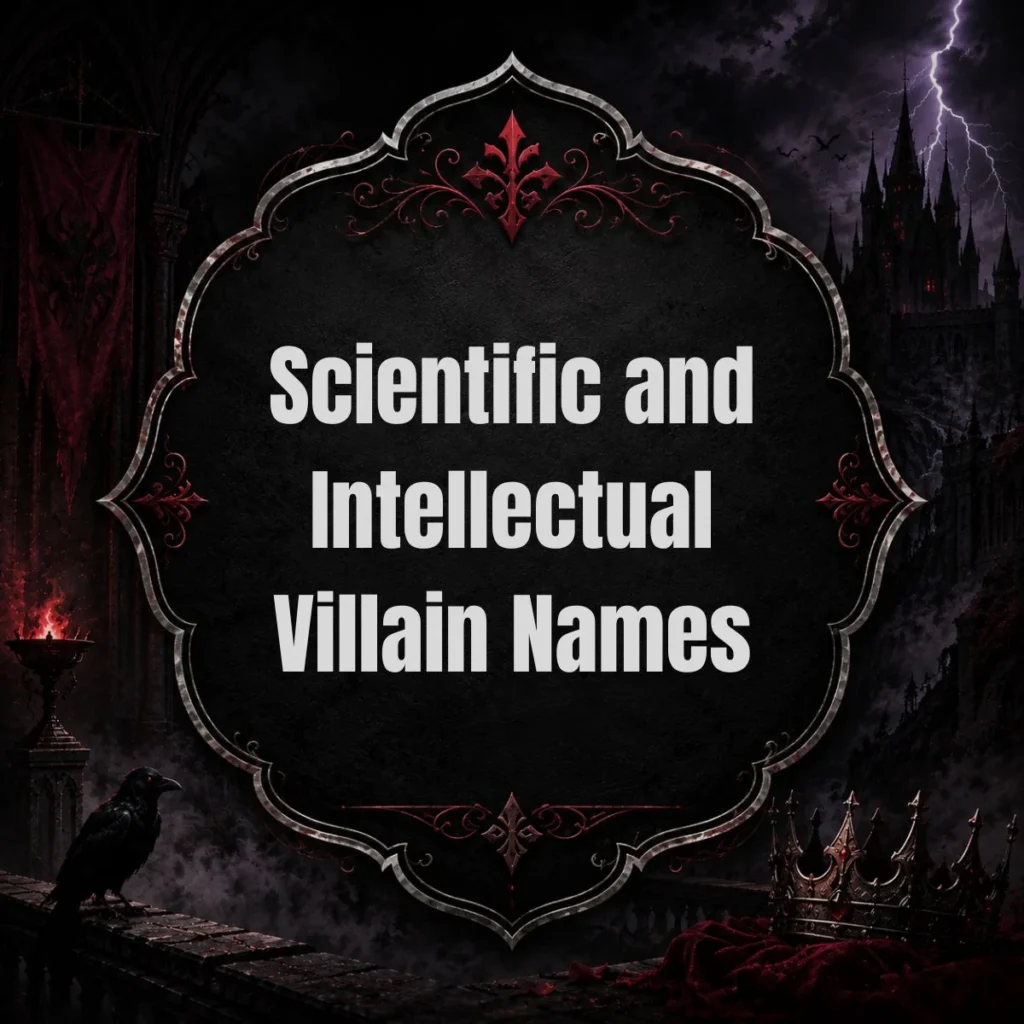 Scientific and Intellectual Villain Names