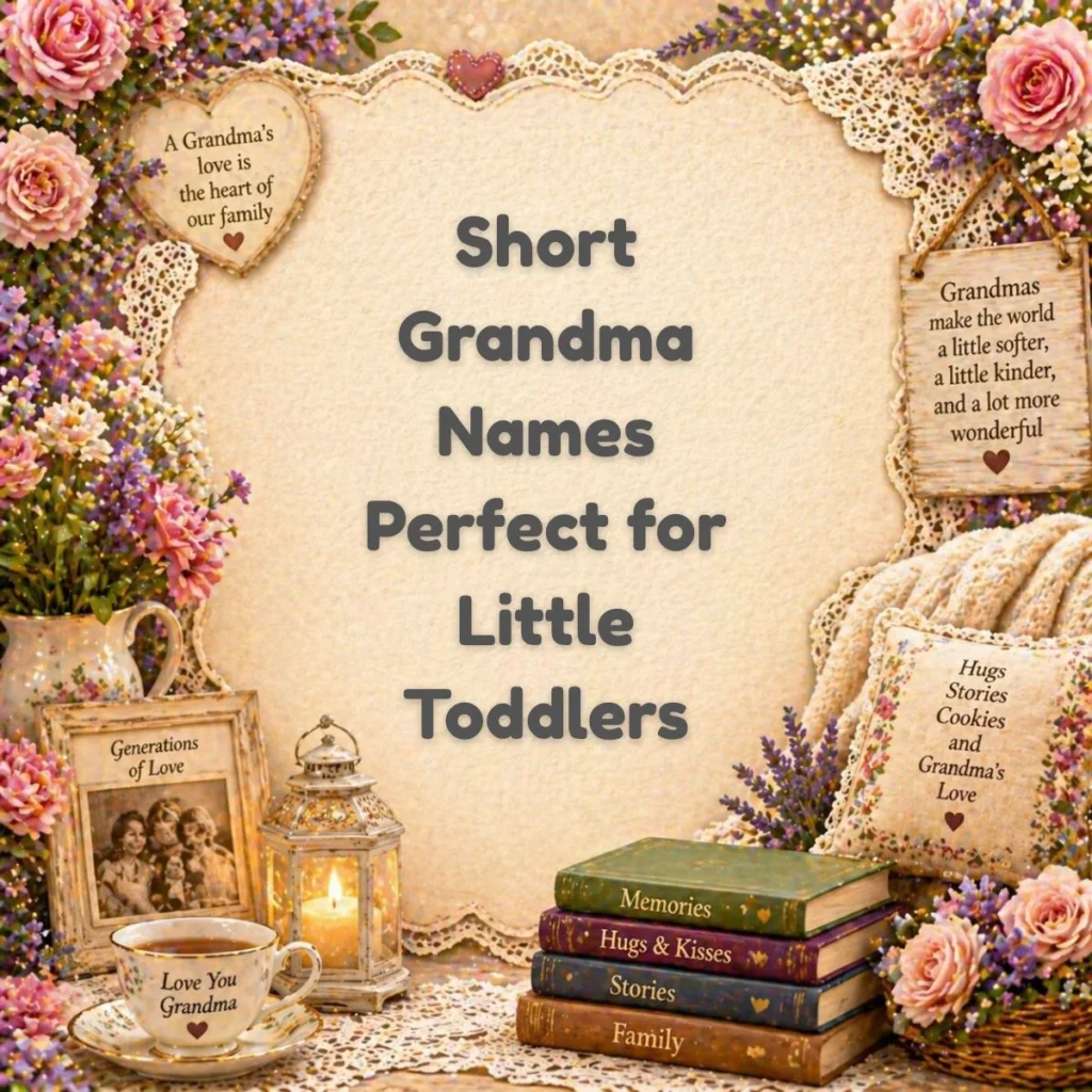 Short Grandma Names Perfect for Little Toddlers