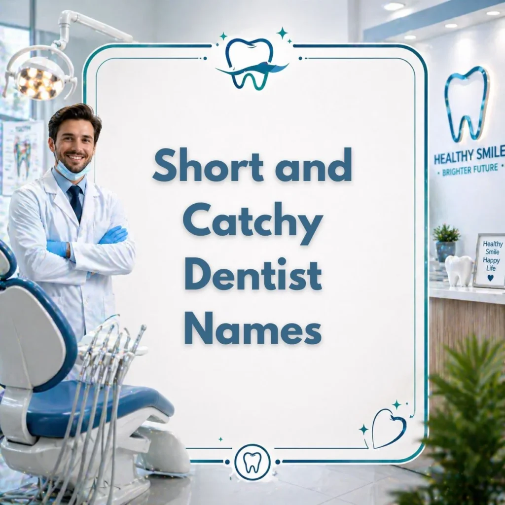 Short and Catchy Dentist Names