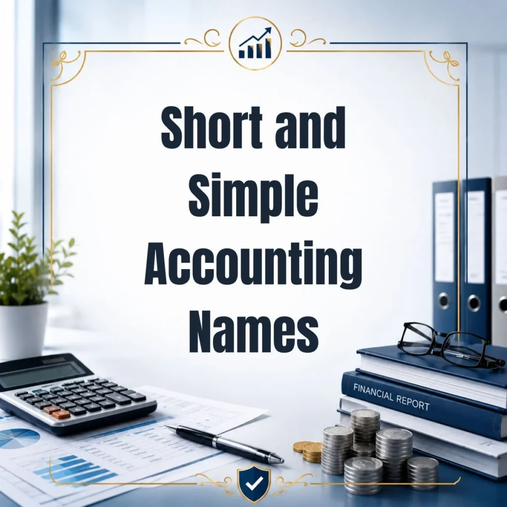 Short and Simple Accounting Names