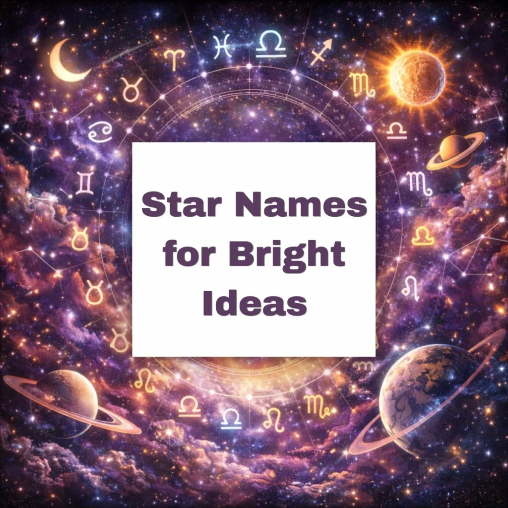 Star Names for Bright Ideas
