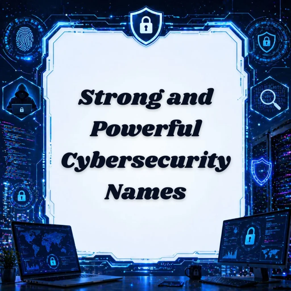 Strong and Powerful Cybersecurity Names