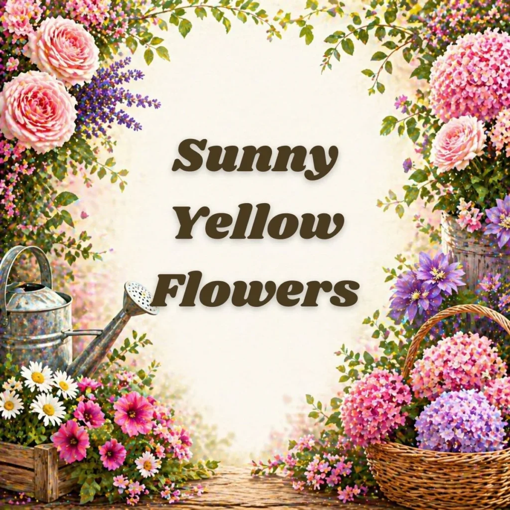 Sunny Yellow Flowers