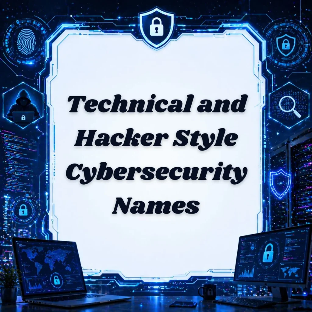 Technical and Hacker Style Cybersecurity Names