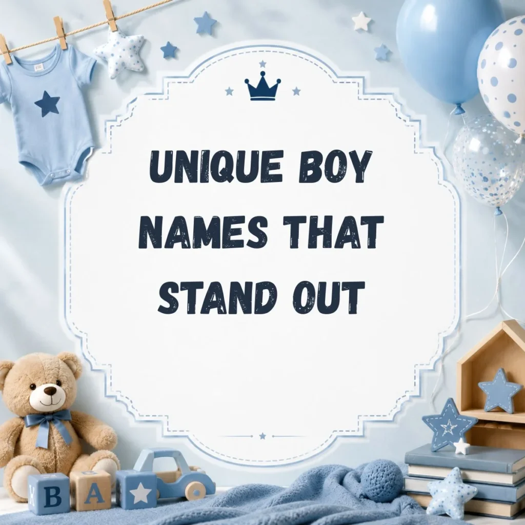 Unique Boy Names That Stand Out