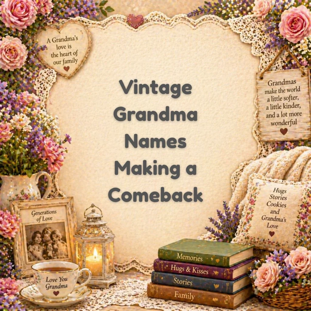 Vintage Grandma Names Making a Comeback
