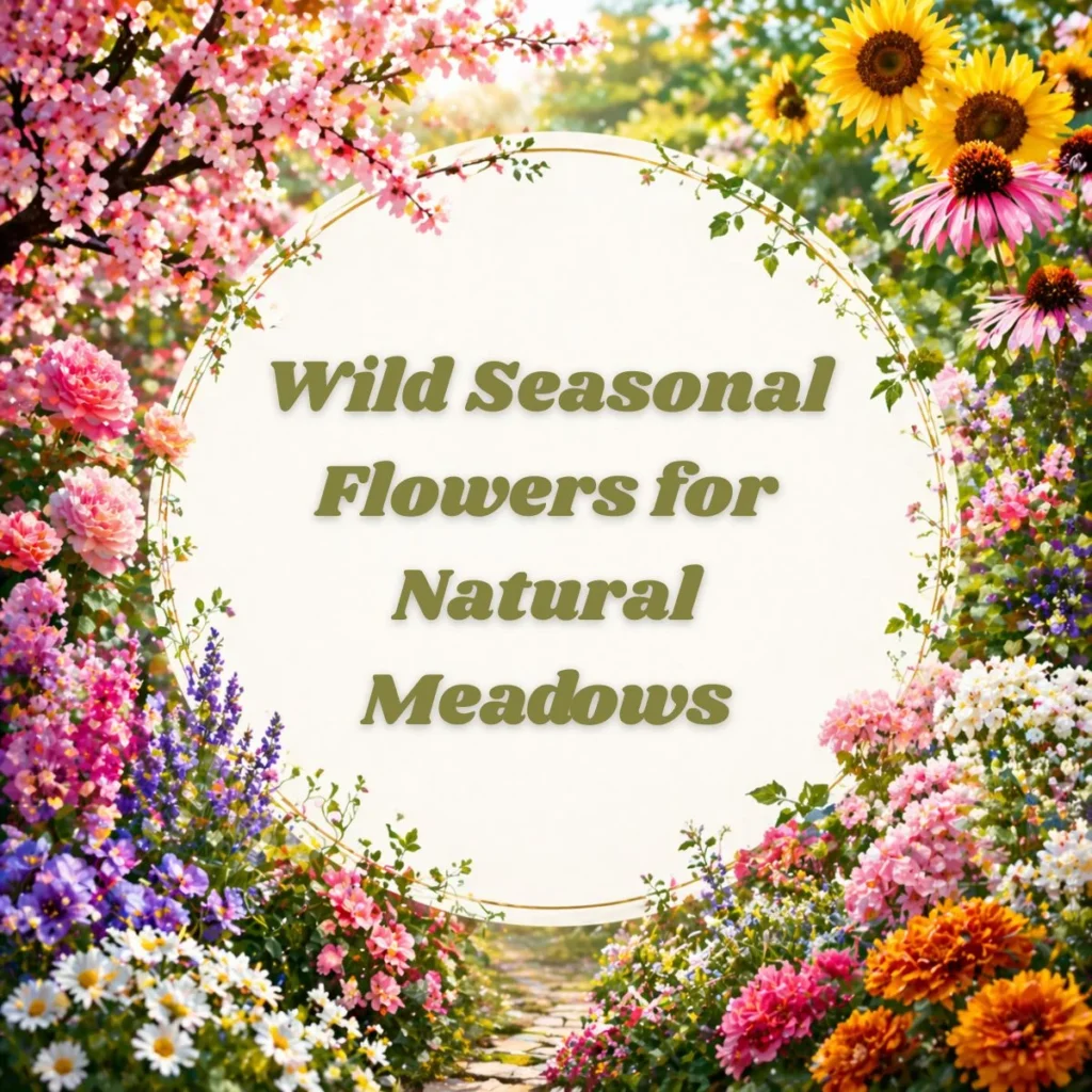Wild Seasonal Flowers for Natural Meadows