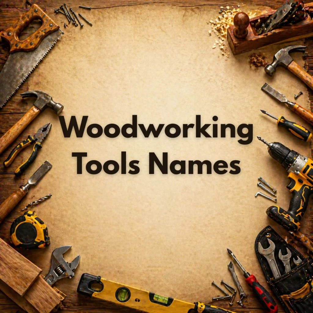 Woodworking Tools Names