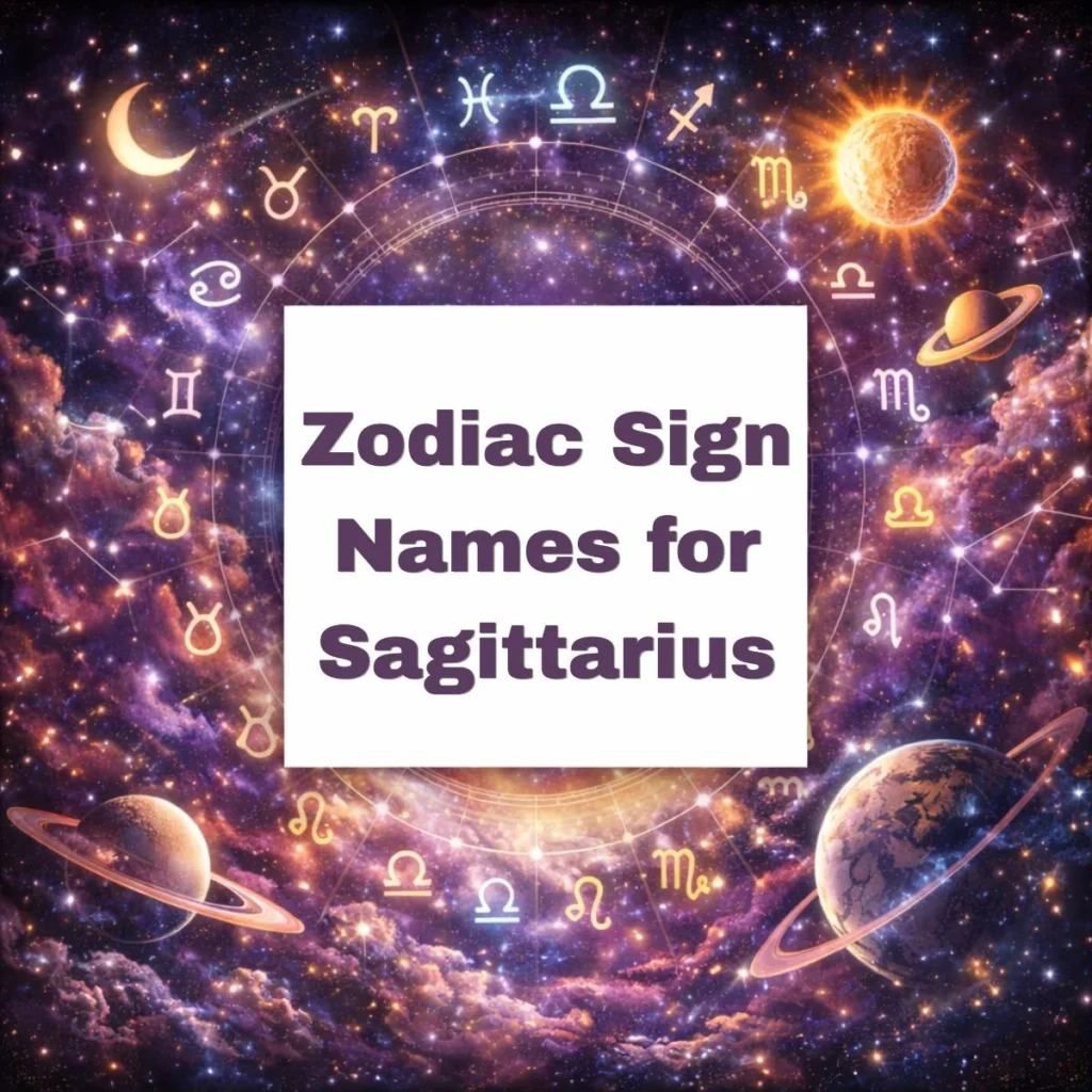 Zodiac Sign Names for Sagittarius