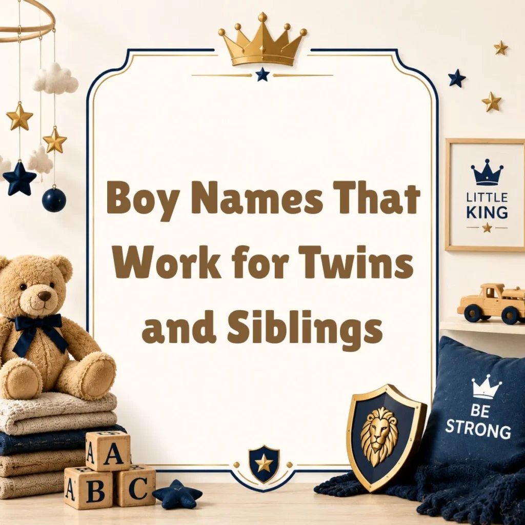 Boy Names That Work for Twins and Siblings