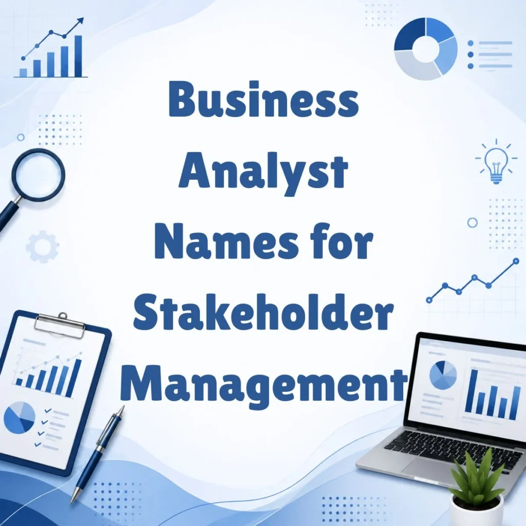 Business Analyst Names for Stakeholder Management