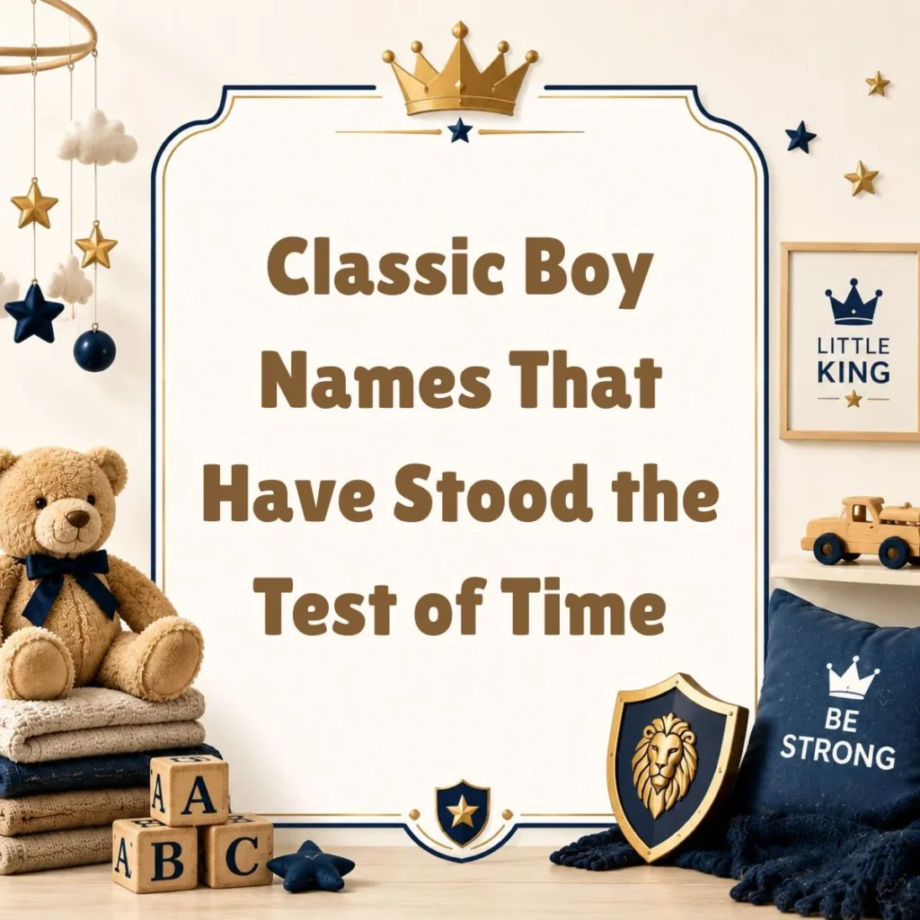 Classic Boy Names That Have Stood the Test of Time